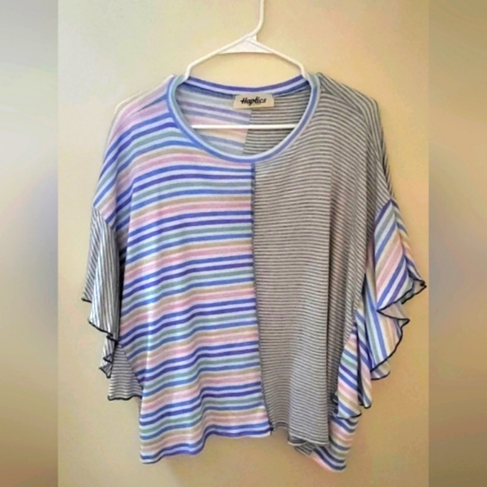 HAPTICS by HOLLY HARPER  BOHO L NWOT LARGE Womens Top